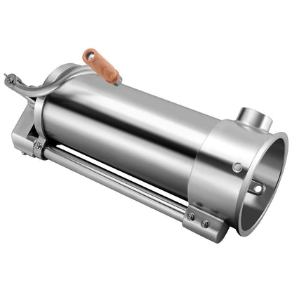 5Kg Macchina Insaccatrice per Salsicce in Acciaio Inox Manuale Con 6 Tubi Di Riempimento