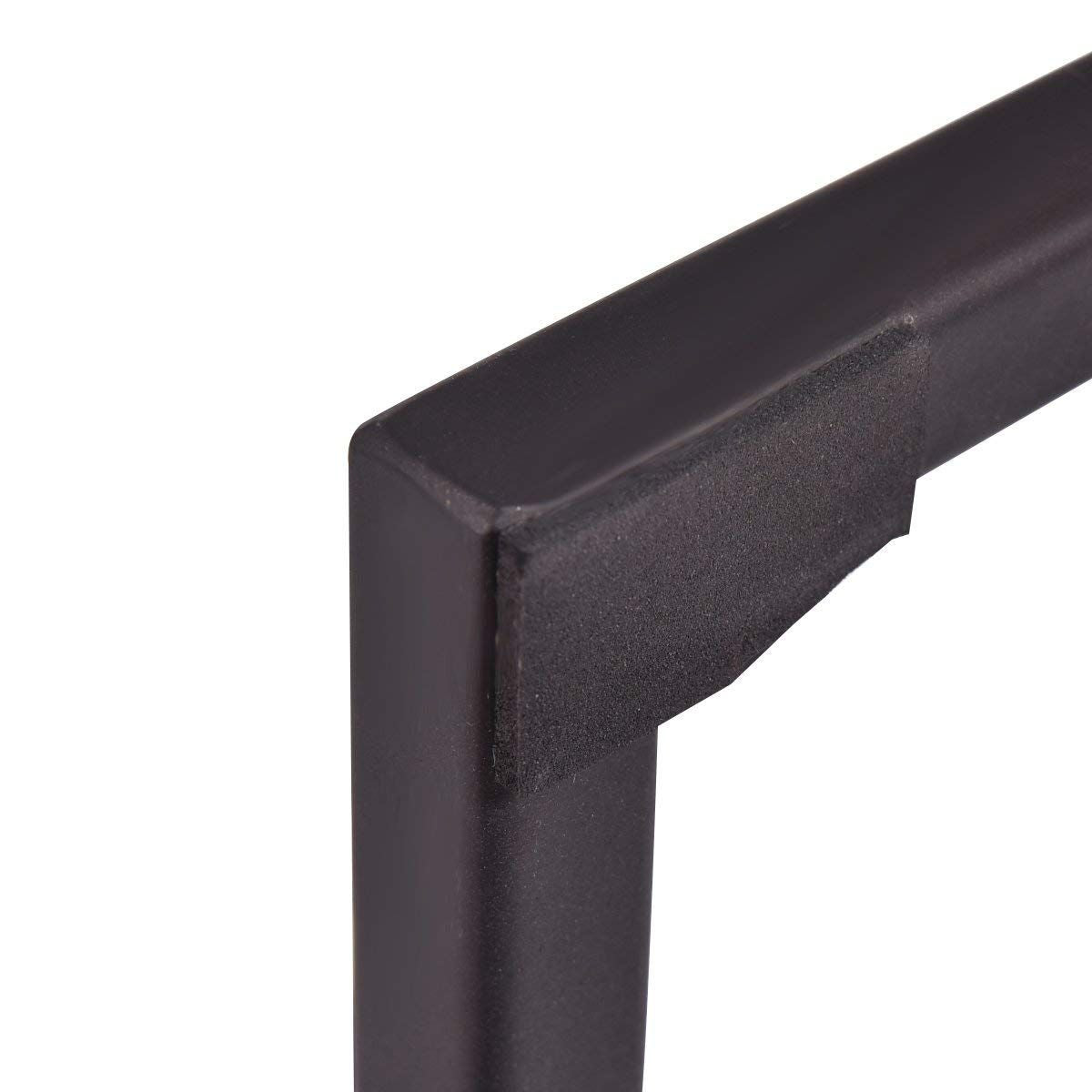 Tavolino Laterale Porta Pc in Legno Da Soggiorno Tavolino Da Caffè 59X28X48Cm Nero
