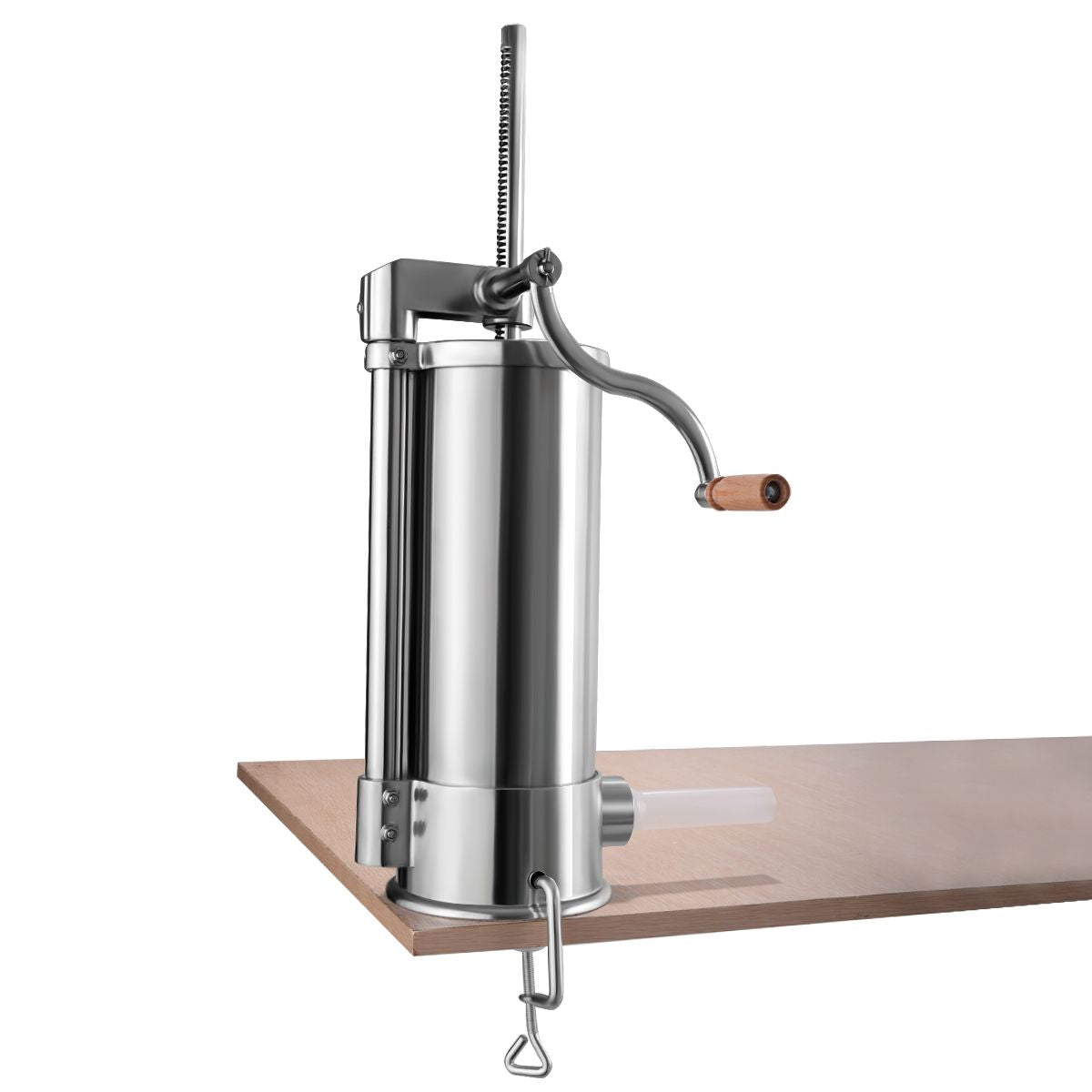 5Kg Macchina Insaccatrice per Salsicce in Acciaio Inox Manuale Con 6 Tubi Di Riempimento